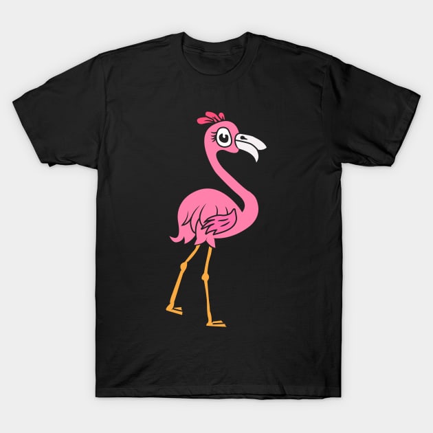 Flamingo T-Shirt by Tesszero